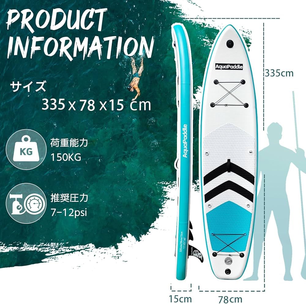 【新品】即日発送　スタンドアップパドルボード 320cm sup 楽天市場】スタンドアップ パドルボード 320 インフレータブル